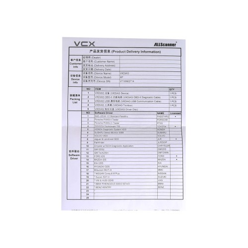 Wifi Version VXDIAG MULTI Diagnostic Tool 4 in 1 for Toyota Ford Mazda Landrover/Jaguar