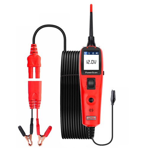 Autel PowerScan PS100 12V 24V Electrical System Diagnosis Tool PowerScan PS100 Auto Circuit Battery Tester Easy to Read AVOmeter