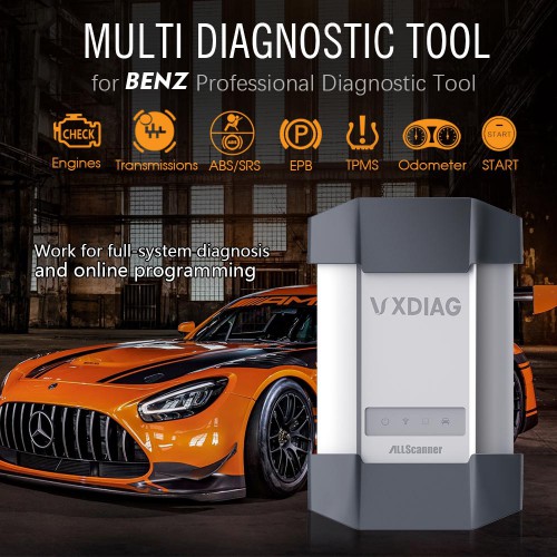[EU Ship]VXDIAG Benz C6 Diagnostic VCI DoIP Multi Diagnostic Tool for Benz Supports WiFi Without Software