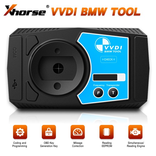 [UK Ship]V1.6.0 XHORSE VVDI BMW Mileage Correction Coding and Programming Tool Support E/F/G Series Coding with Free VVDI Mini Key Tool