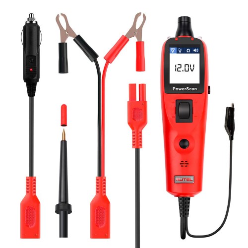 Autel PowerScan PS100 12V 24V Electrical System Diagnosis Tool PowerScan PS100 Auto Circuit Battery Tester Easy to Read AVOmeter