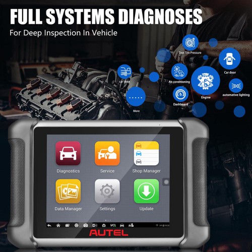 Autel MaxiSys MS906BT EU Version Advanced Wireless Diagnostic Devices and ECU Coding Tool Update Online One Year for Free