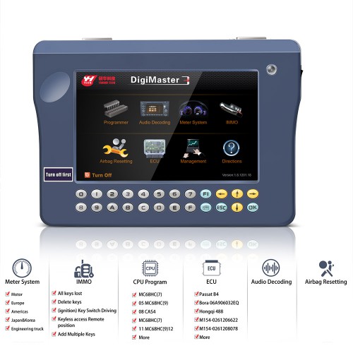 V1.8.2001.15 Yanhua Digimaster 3 Digimaster III Best Mileage Odometer Correction Tool with Unlimited Tokens