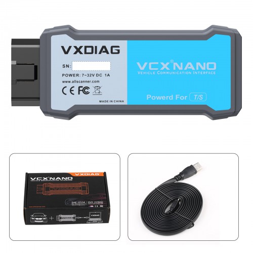 VXDIAG VCX NANO for Toyota Diagnostic and Programming Tool Compatible with SAE J2534