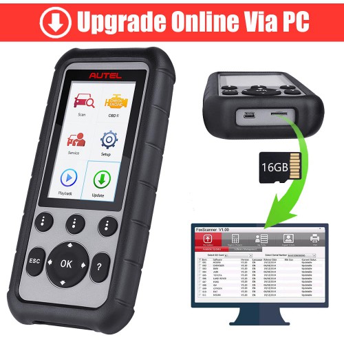 Autel MaxiDiag MD806 Pro OBD2 Scanner Full System Diagnostic Tool Update Online Lifetime for Free Perfect As Autel MD808 Pro