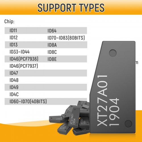 10pcs/lot Xhorse VVDI Super Chip XT27A01 XT27A66 Transponder Support Rewrite Work With VVDI2/VVDI Mini Key Tool/Key Tool Max/Key Tool Plus