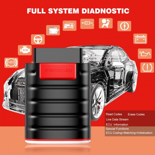 [No Tax]KINGBOLEN EDIAG Full System OBD2 Diagnostic Tool with All Software License One Year Free Update PK THINKDIAG
