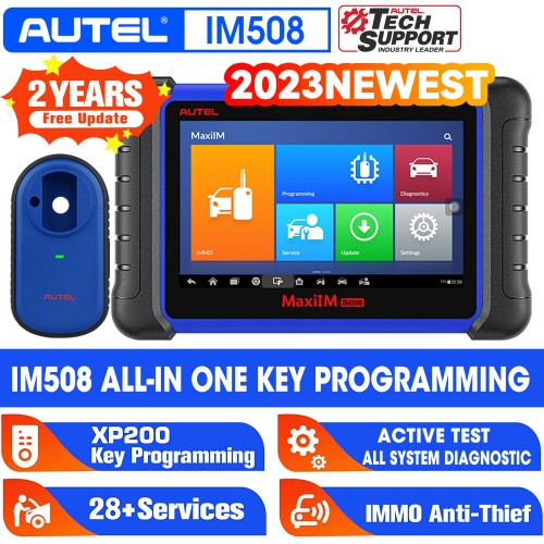 Autel MaxiIM IM508 with XP200 Advanced IMMO Key Programmer Diagnostic Tool NO IP Blocking Problem