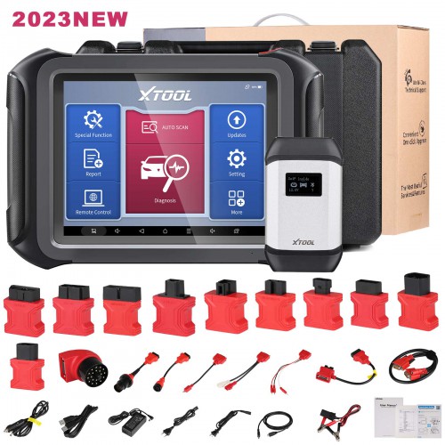 XTOOL D9 Pro Bi-Directional Control Diagnostic Tool Support Topology Map, Online ECU Programming & Coding, Doip and CAN FD, All Key Lost
