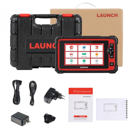 LAUNCH X431 CRP919E Full System Car Diagnostic Tools with 31+ Reset Service Auto OBD2 Code Reader EU & UK Version Support CANFD DOIP