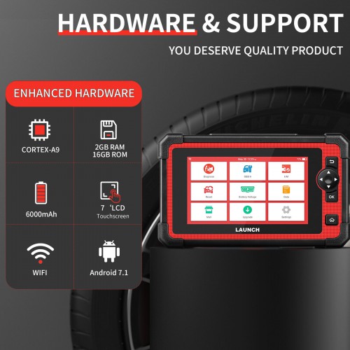 LAUNCH X431 CRP919E Full System Car Diagnostic Tools with 31+ Reset Service Auto OBD2 Code Reader EU & UK Version Support CANFD DOIP