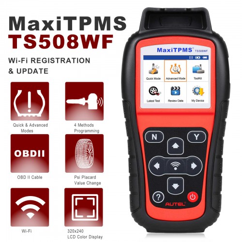 [UK/EU Ship]Autel MaxiTPMS TS508WF TPMS Service and Programming Tool with Wi-Fi Updates