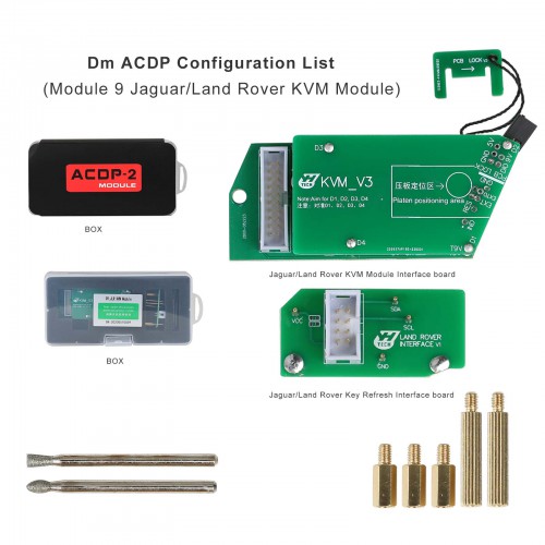 Yanhua ACDP-2 JLR KVM Package with Module 9 and License for Landrover Jaguar 2011-2019 Add Key & All Key Lost Duplicate Key
