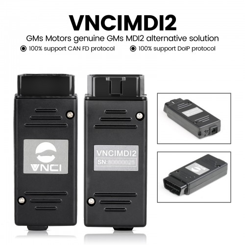 2024 VNCI MDI2 GMs Diagnostic Interface Replace GM MDI2 Tech2, Support CANFD DoIP Compatible with TLC, GDS2, DPS,Tech2win Offline Software