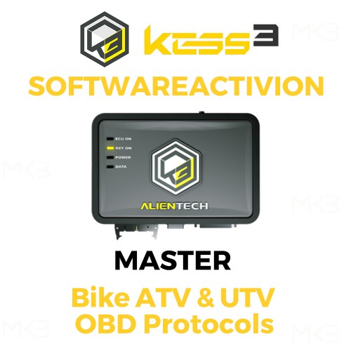 Alientech KESS3MA002 KESS3 Master Bike ATV & UTV OBD Protocols Activation