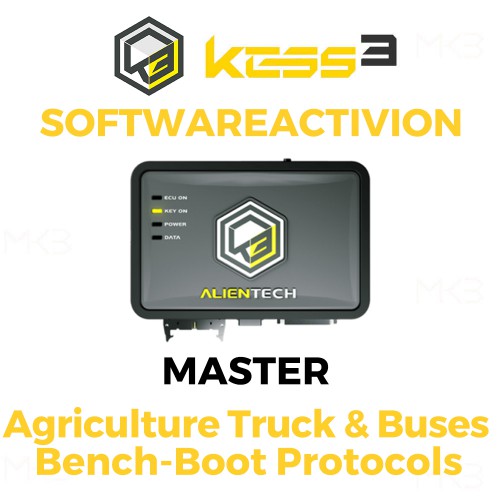 Alientech KESS3MA007 KESS3 Master Agriculture Truck & Buses Bench-Boot Protocols Activation