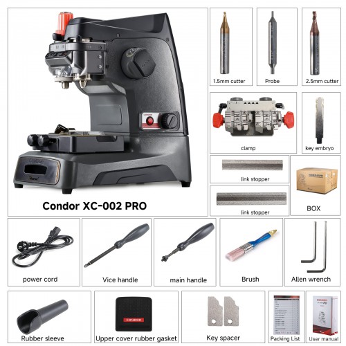 Pre-order 2024 Original Xhorse Condor XC002 XC-002 Pro Ikeycutter Mechanical Key Cutting Machine Three Years Warranty
