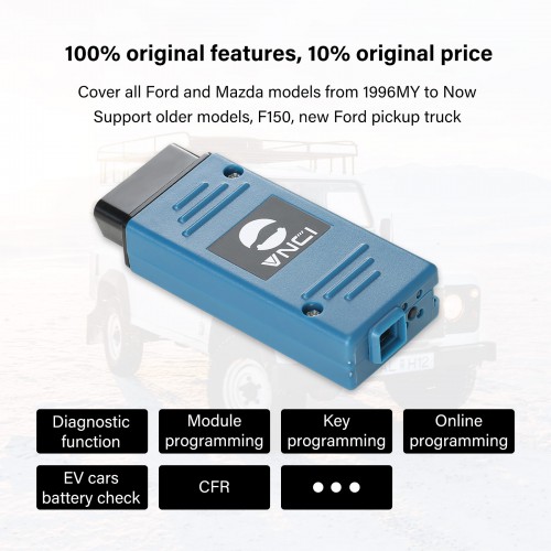 VNCI VCM3 Diagnostic Inerface for New Ford Mazda Support CAN FD Doip Protocol Compatible with Ford Mazda Original Software Driver