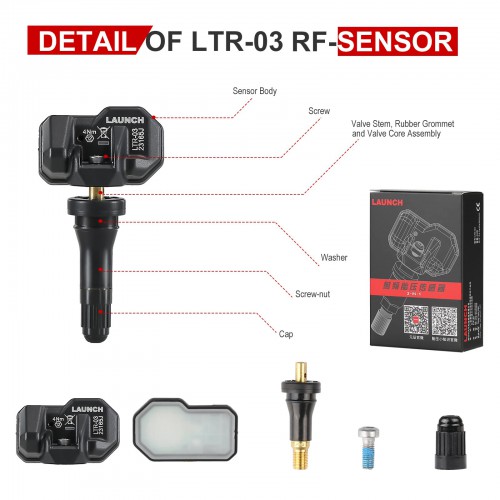 New Launch LTR-03 RF Sensor 315MHz & 433MHz Rubber