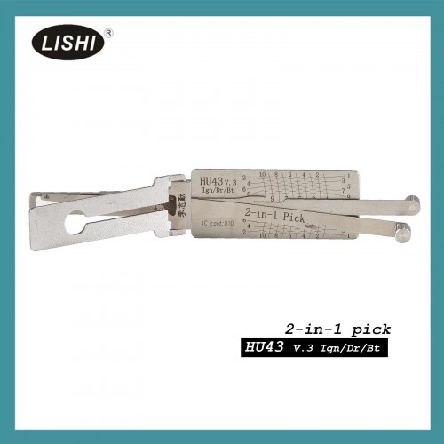 LISHI HU43 2-in-1 Auto Pick and Decoder For Opel
