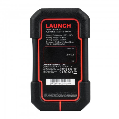 Launch X431 PRO3S+ V5.0 with X431 SmartLink C 2.0 Heavy Duty Module Work for Both 12V & 24V Cars and Trucks