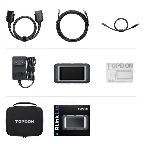 TOPDON RLink Lite 13 in 1 Diagnostic Tool for Benz BMW Land Rover Porsche Volvo GM Toyota Honda Subaru Nissan Chrysler Supports CAN FD Doip