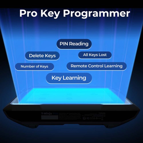 TOPDON T-Ninja Pro OBD IMMO Key Programmer Support Key Learning/ Remote Control Learning/ PIN Reading/Add & Delete Keys/ All Keys Lost/ CAN FD DOIP