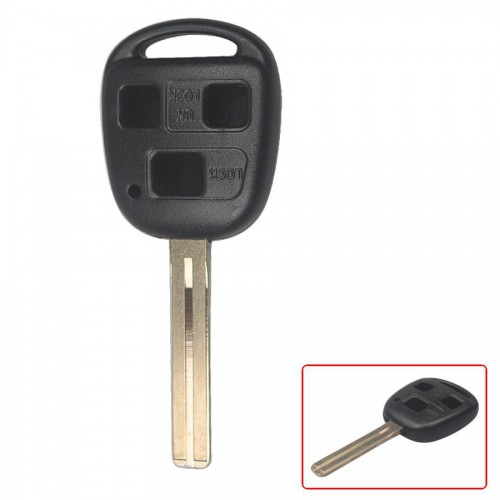 Remote Key Shell 3 Button for Lexus without Logo TOY40(long) 5pcs/lot