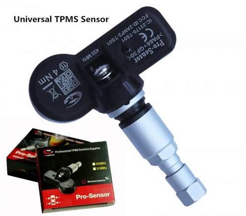 TPMS AT60 Diagnostic & Service Tool with 4PCS 315MHz/433MHz Universal Sensor
