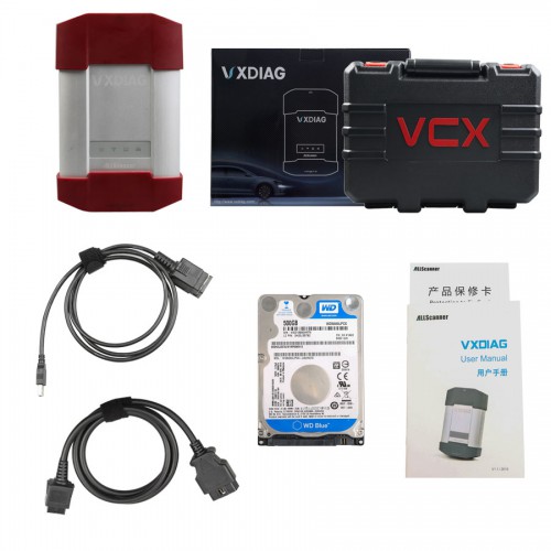 VXDIAG 3 in 1 Support BMW, VW, LAND ROVER & JAGUAR with 2TB Hard Drive