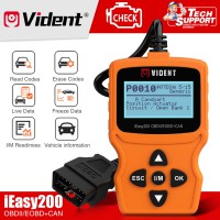 [EU Ship]VIDENT iEasy200 OBDII/EOBD+CAN Code Reader for Vehicle Checking Engine Light Car Diagnostic Scan Tool