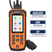 GODIAG GD203 ABS/SRS OBD2 Scan Tool with 28 Service Reset Functions Free Update Online for Lifetime Same As Iauto 702 Pro