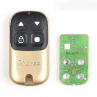 XHORSE XKXH05EN Garage Remote Key 4 Buttons Golden 5pcs/lot Get 25 Points Each Key