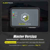 Alientech KESS3 Master Full Agriculture Truck & Buses (OBD-Bench-Boot) Protocols Activation for Kess V3 New User