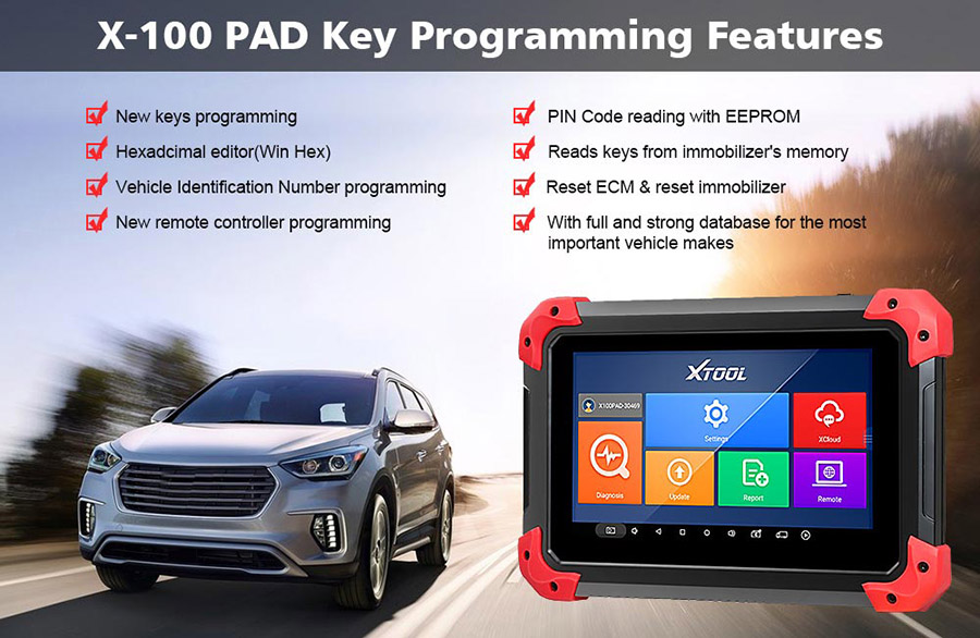 xtool-x100-pad-key-programming-features