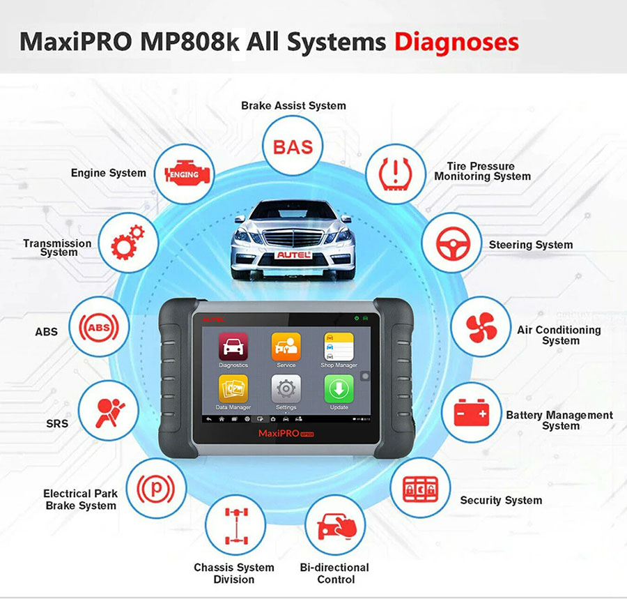 autel-maxipro-mp808k-diagnosis-function