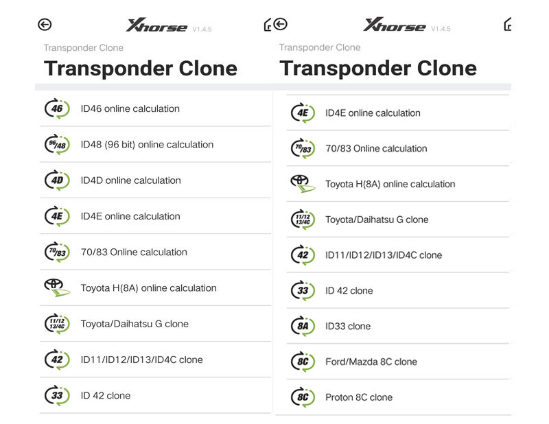 vvdi key tool transponder clone