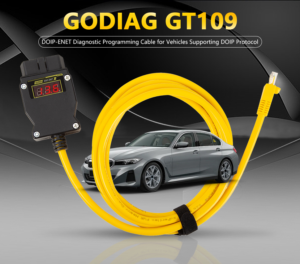GODIAG GT109 DOIP-ENET Diagnostic Programming Cable