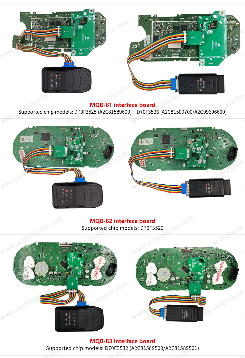 acdp-mqb48-immo-module33-mqb81-interface-board-connection
