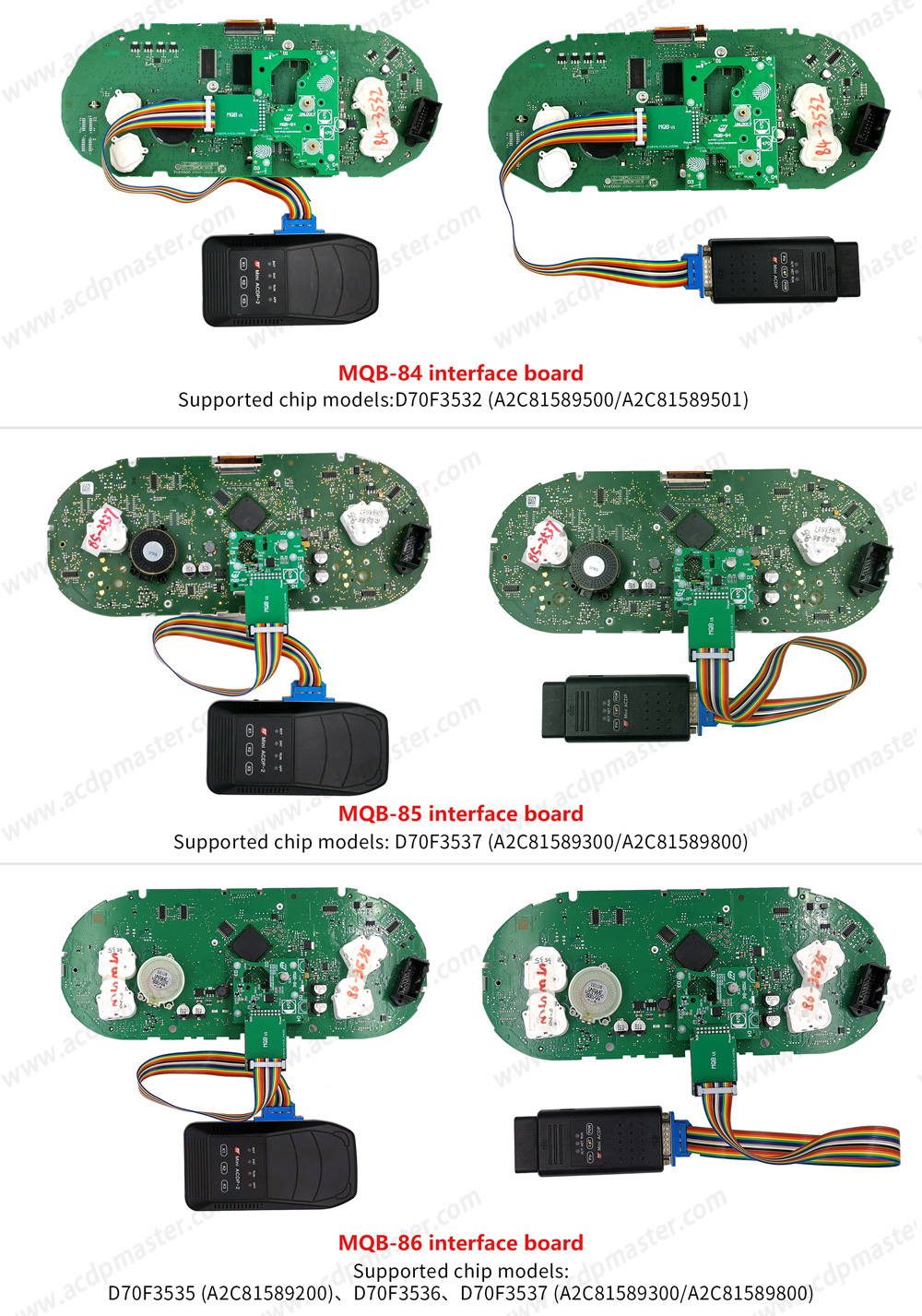 acdp-mqb48-immo-module33-mqb85-interface-board-connection