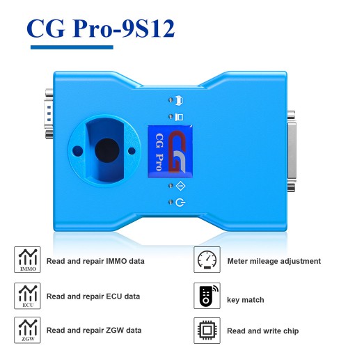 V2.3.0.0 CGDI CG Pro 9S12 Super Programmer Full Version with All Adapters including New CAS4 DB25 and TMS370 Adapter