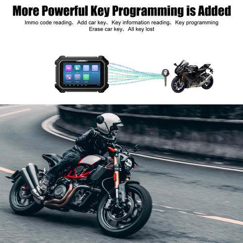 OBDSTAR MS80 New Generation Motorcycle Diagnostic Scanner Support IMMO Key Programming and ECU Tuning