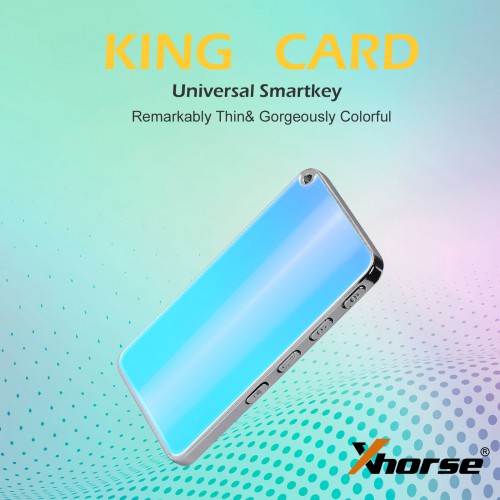 Xhorse XSKC04EN XSKC05EN King Card Key Slimmest Universal Smart Remote 4 Buttons Key with 2 Batteries
