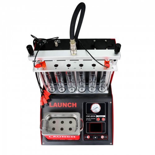 [EU Ship]Launch CNC603A Exclusive Ultrasonic Fuel Injector Cleaner Cleaning Machine 4/6 Cylinder Fuel Injector Tester 220V/110V