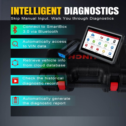 Launch X431 PRO5 PRO 5 Intelligent Diagnostic Tool with J2534 Smart Box 3.0 Support CANFD DoIP Add BMW Benz Online Programming and Topology Mapping
