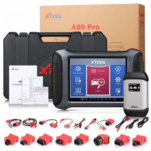 Xtool A80 Pro with VCI+ Full System Diagnosis Key Programming Tool Support Benz BMW Online Programming Free Update