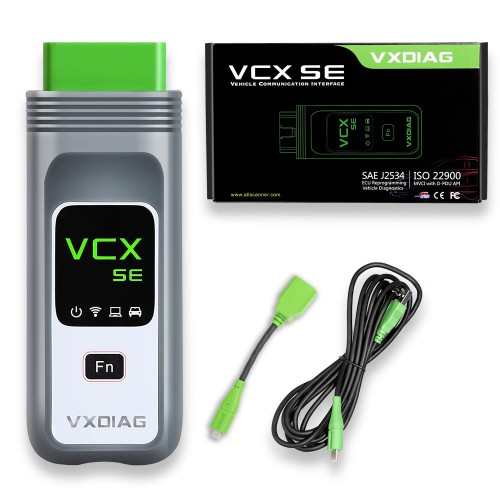 VXDIAG VCX SE for Renault OBD2 Diagnostic Tool with Clip Software V226 Supports WiFi