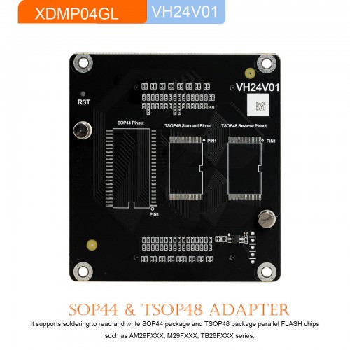 XHORSE XDMP04GL VH24 SOP44 & TSOP48 Adapter for Multi-Prog Programmer