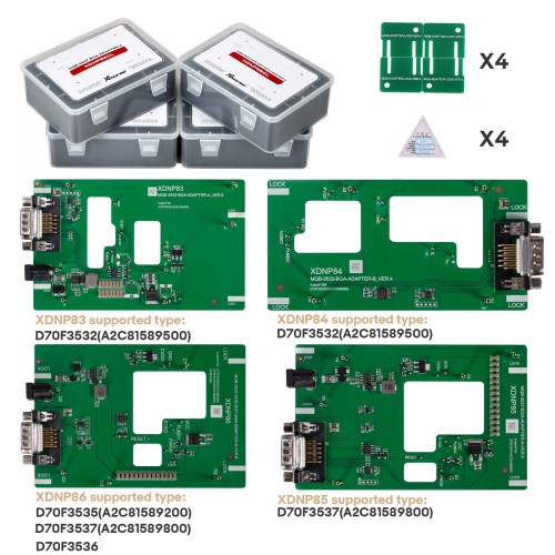 Pre-order XHORSE MQB48-BGA 4 Solder Free Adapters XDNPM1GL