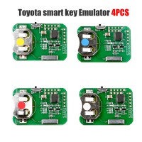 [EU Ship]Toyota Smart key Emulator 4PCS for OBDSTAR X300 DP Plus Key Programmer
